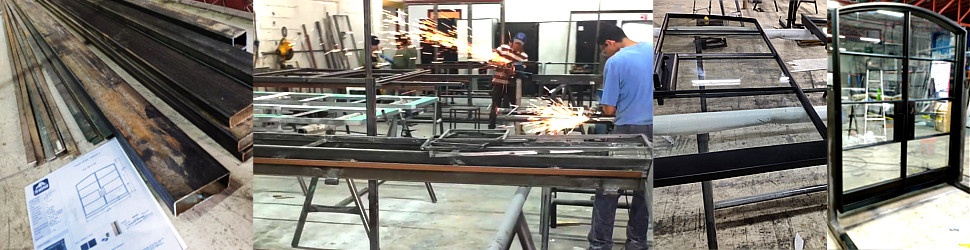 Custom made steel doors and windows